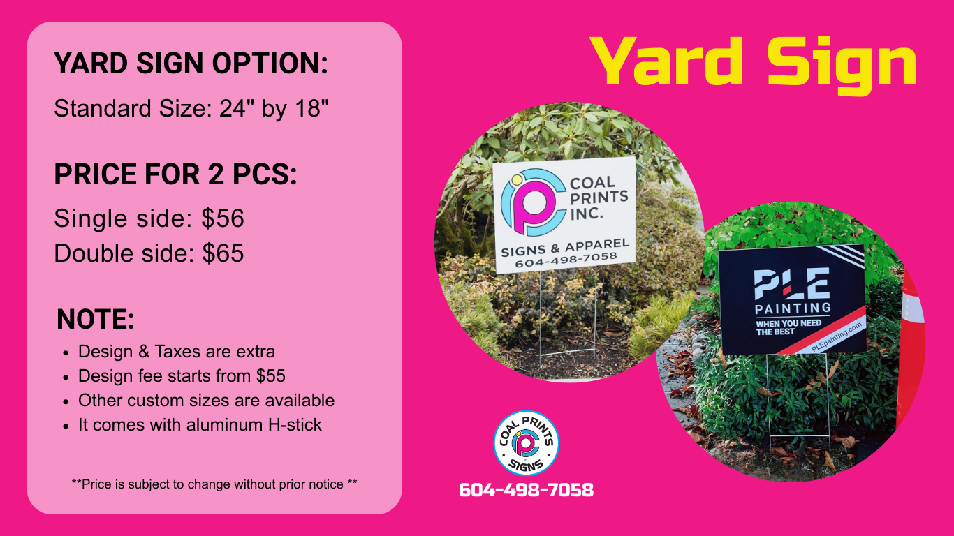 Yard Sign