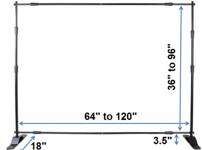 Adjustable Banner Stand / Backdrop