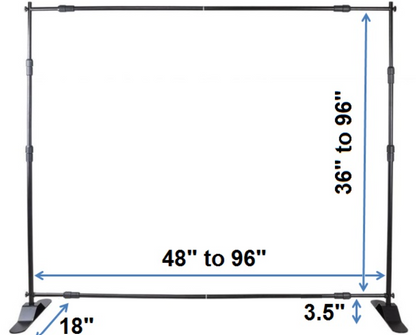 Adjustable Banner Stand / Backdrop