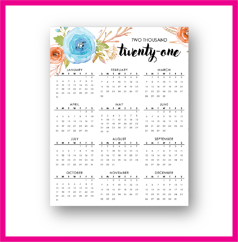 Wall Calendar