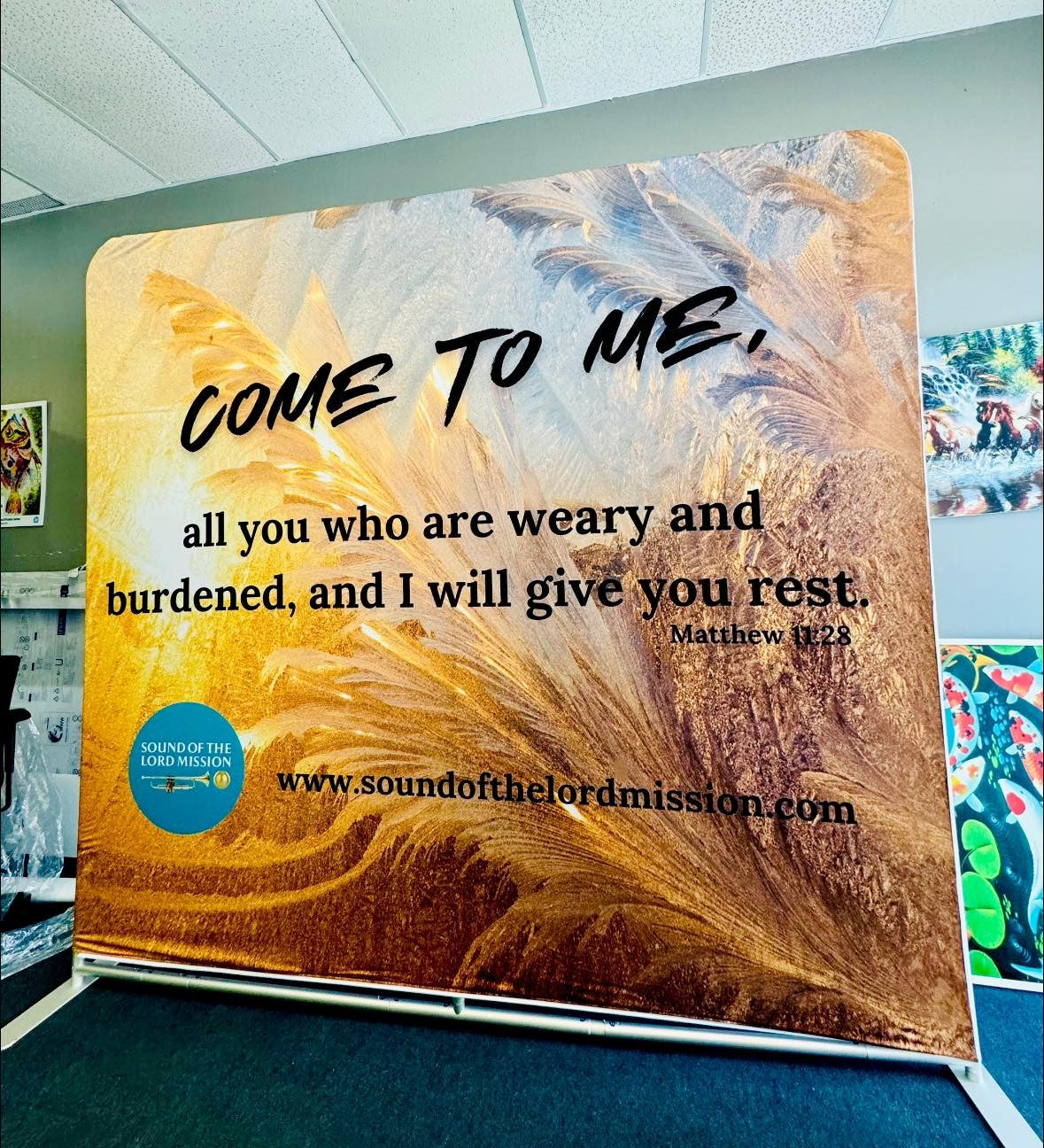 Fabric Backdrop Banner