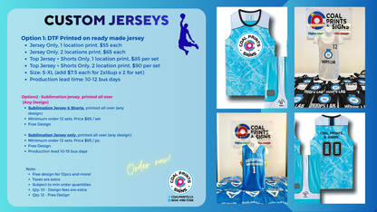 Sublimation Top Jersey & Shorts