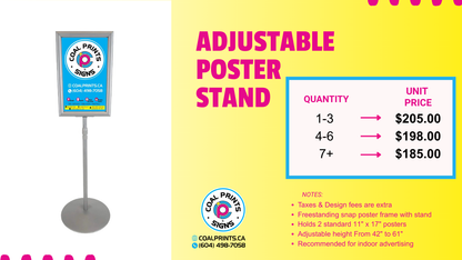 Adjustable Poster Stand