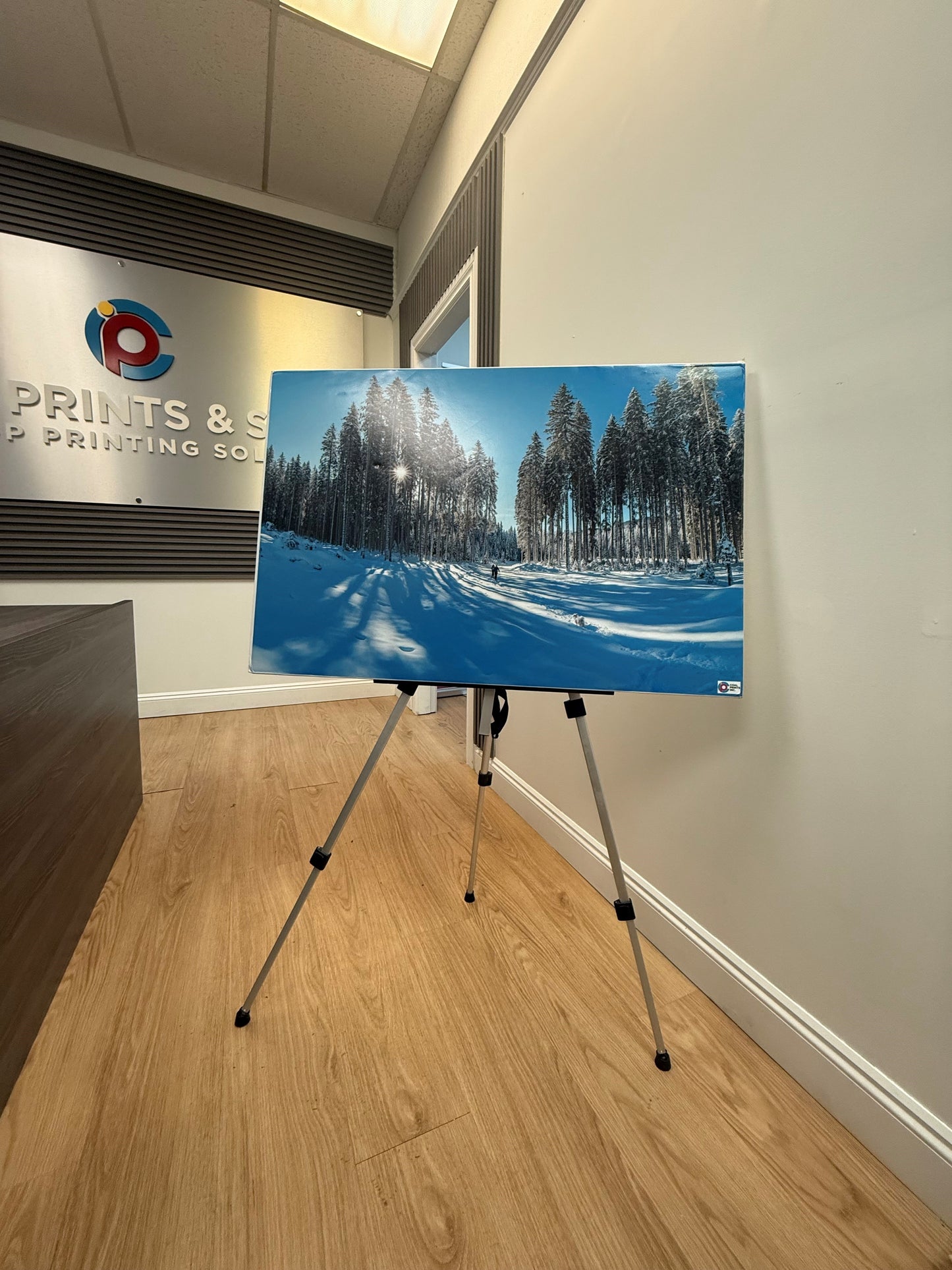 Indoor Foam Board Sign (Optional Easel Stand)