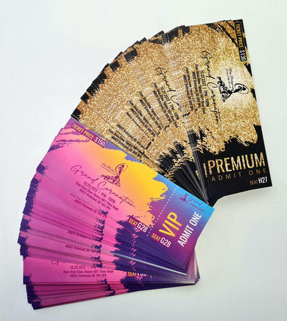 Entrance / Events Tickets (5.5" x 2.5")